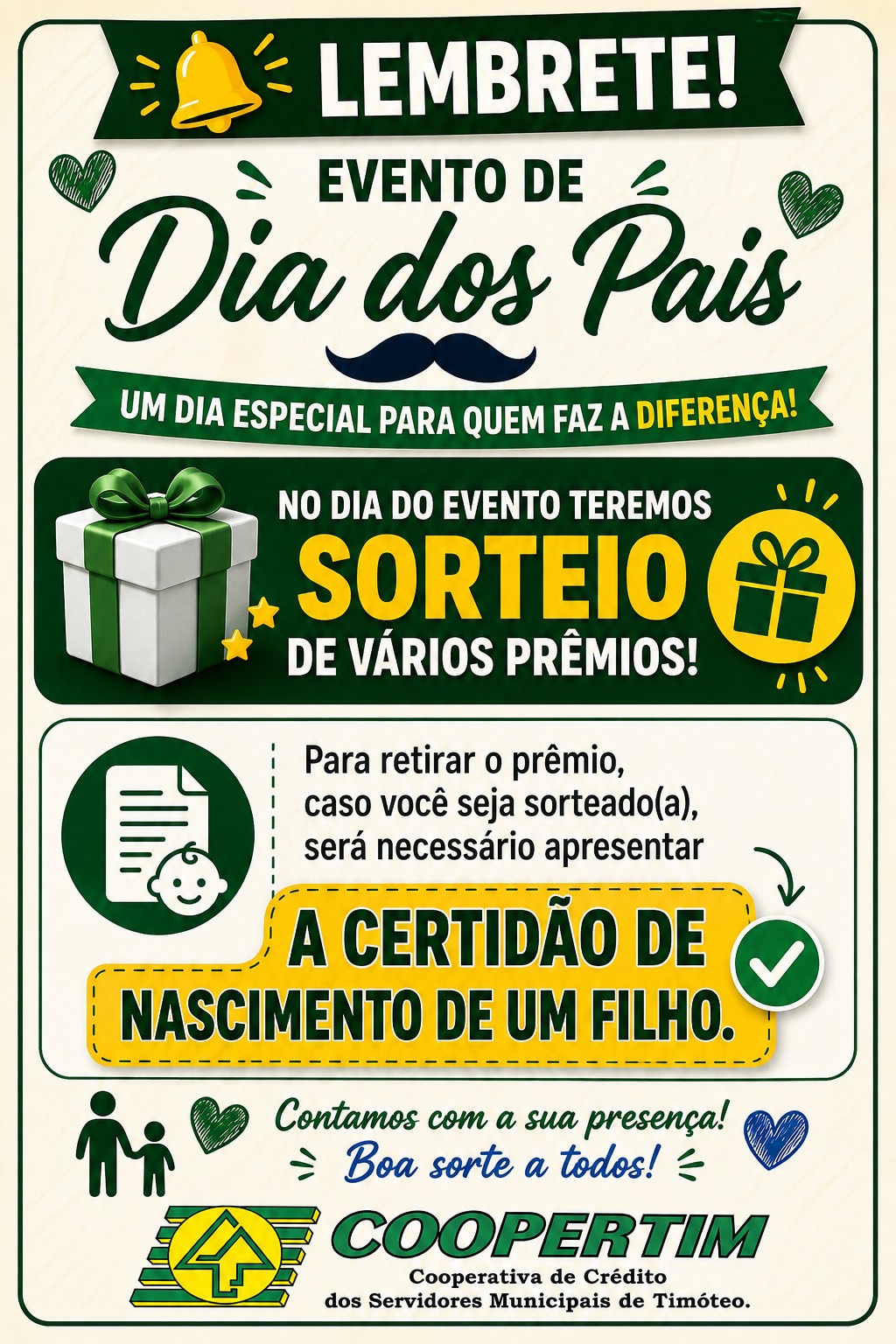 Dia dos Pais Regulamento